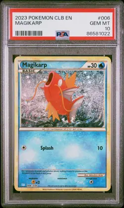 2023 POKEMON CLB-CLASSIC BLASTOISE & SUICUNE EX DECK #006 MAGIKARP PSA 10 - Image 1