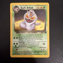 2000 Pokemon Team Rocket Dark Arbok Holo #2/82 - Image 1