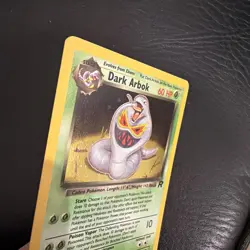 2000 Pokemon Team Rocket Dark Arbok Holo #2/82 - Image 3