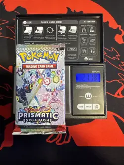 21.78g Heavy - Pokemon TCG S&V - Prismatic Evolution Booster Pack! Semi GOD U - Image 1