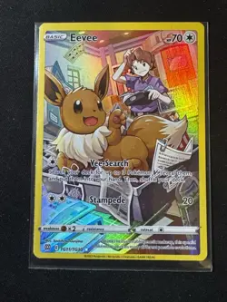 Pokemon Eevee TG11/TG30 TCG Brilliant Stars Ultra Rare - Image 1