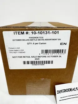 Pokemon Mega Battle Deck: Mega Gengar Ex and Mega Diancie Ex 6 Box Case Sealed - Image 2