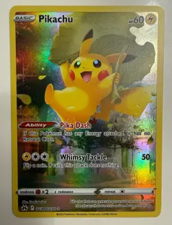 Pikachu GG30/GG70 Pokemon TCG Crown Zenith: Galarian Gallery NM - Image 1
