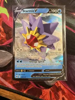 Pokemon TCG Starmie v Astral Radiance Holo Ultra Rare - Image 1