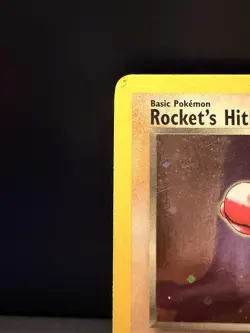 Pokemon Gym Heroes Holo Rare Unlimited Edition Rocket’s Hitmonchan 11/132 NM-LP - Image 2