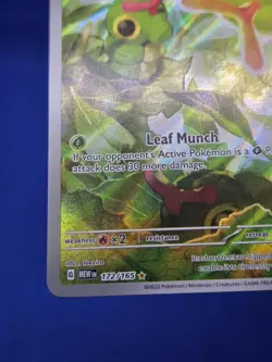 Pokemon SV Scarlet & Violet 151 Caterpie 172/165 Illustration Rare IR NM - Image 5