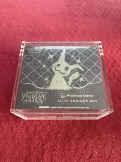Pokemon Scarlet & Violet Paldean Fates Pokemon Center ETB NEW with Case - Image 1
