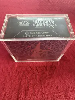 Pokemon Scarlet & Violet Paldean Fates Pokemon Center ETB NEW with Case - Image 2
