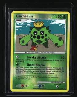 Pokemon CACNEA 67/127 Reverse Holo (2009 Platinum) LP/Light Play - Image 1