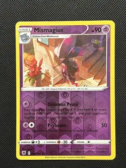 Pokemon Astral Radiance - Mismagius - 059/189 - Reverse Holo - M/NM - Image 2