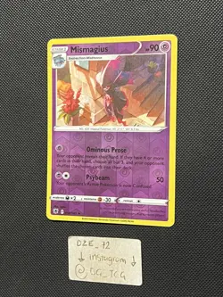 Pokemon Astral Radiance - Mismagius - 059/189 - Reverse Holo - M/NM - Image 4