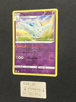 Pokemon Astral Radiance - Togekiss - 057/189 - Reverse Holo - M/NM - Image 4