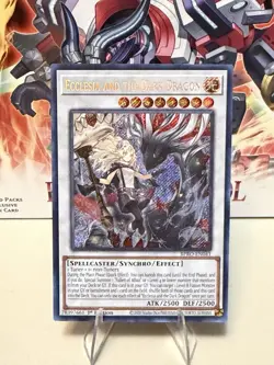 Yugioh! 1x Ecclesia and the Dark Dragon BPRO-EN041 Secret Rare 1st Ed NM - Image 1