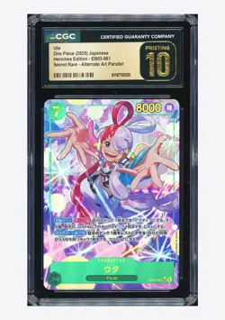 One Piece CGC 10 PRISTINE Uta SR Alternate Art 2025 EB03-061 EB03 Japanese - Image 1
