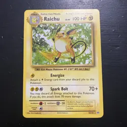 Pokemon Card Raichu 36/108 XY Evolutions Theme Deck Non Holo Rare - Image 1