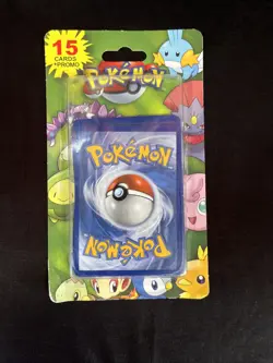 1 Mystery Pokemon Pack Includes 15 Trading Cards Vintage Older Packs Rare TCG - Image 1