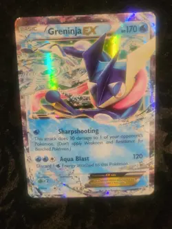 Pokemon TCG Greninja EX Black Star Promo XY20 2014 Card - Image 1