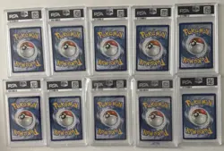 10 PSA Graded Pokemon Card Slab Charizard Arceus Paras Umbreon Alakazam Lot!! - Image 2