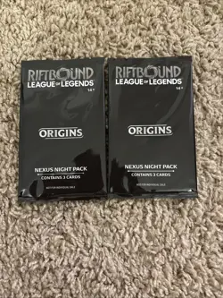 2*RIFTBOUND Origins Trading Card Game Promo Pack - Image 1