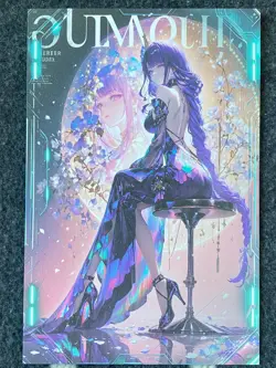 Matchmaker 2 Spicy Waifu A5 Size Card Board Raiden Shogun Genshin High Heel - Image 1