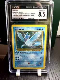 Articuno CGC 8.5 NM/Mint+ 009/034 Trading Card Game Classic 2023 - Image 1