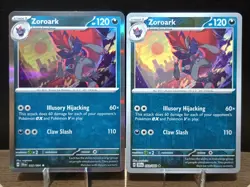 2X Zoroark 032/064 Shrouded Fable Holo Rare & Reverse Holo Rare Pokemon Cards - Image 1