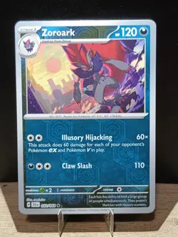 2X Zoroark 032/064 Shrouded Fable Holo Rare & Reverse Holo Rare Pokemon Cards - Image 5