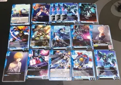 GUNDAM TCG LOT 103 CARDS C U R LR COMMON UNCOMMON RARE LEGEND RARE GD01 GD03 - Image 4