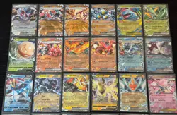 Pokemon Card Lot of 30 V, EX, and Full Art Pokemon Cards from SwSh, SV, & Mega - Image 2
