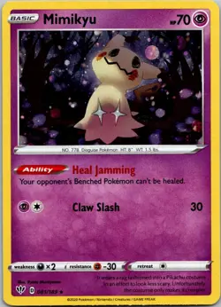 Mimikyu - (Cosmos Holo) Promo Miscellaneous Cards & Products 081/189 NM - Image 1