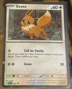 Eevee - 200 (Cosmos Holo) SVP200 Sv: Scarlet & Violet Promo Cards Holo - Image 1
