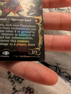 MTG Bello, Bard of the Brambles 0101 Raised Foil Borderless Bloomburrow Magic LP - Image 2