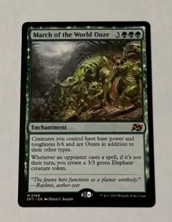 MTG March of the World Ooze - Aetherdrift NM - Image 1