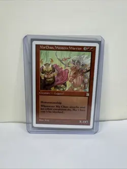 Magic The Gathering: MA CHAO, WESTERN WARRIOR 116/180 (RARE) GD11705 - Image 1