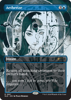 Magic the Gathering MTG Secret Lair - Featuring: Peach Momoko Non Foil - Image 2