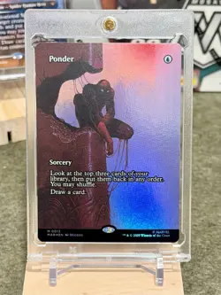 MINT - Ponder (Borderless) FOIL - #13 Marvel Universe - NEVER PLAYED - Image 1