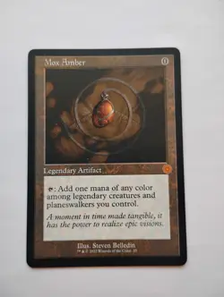 Mox Amber (Schematic) - The Brothers' War: Retro Frame Artifacts (BRR) - Image 1