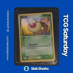 2005 POKEMON EX DELTA SPECIES #87/113 WEEDLE REVERSE HOLO - Image 1