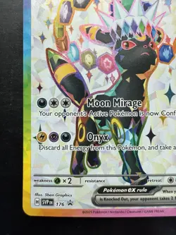 Pokemon Umbreon and Espeon Black Star Promo SVP175 SVP176 Figure Collection (NM) - Image 5