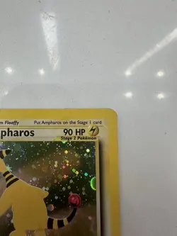 Pokemon TCG Ampharos Neo Revelation First Edition Holo Card 1/64 MP - Image 2