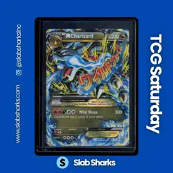 2014 POKEMON XY FLASHFIRE #69/106 MEGA CHARIZARD X EX - Image 1