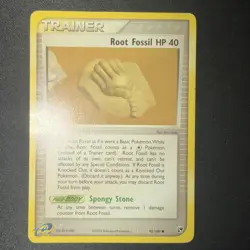 Root Fossil 92/100 Pokemon Sandstorm Common - Image 1