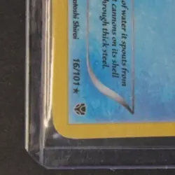 2013 POKEMON BLACK & WHITE PLASMA BLAST #16/101 BLASTOISE HOLO - Image 4