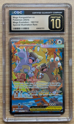 Pokemon - Mega Kangaskhan ex 182/132 | CGC 10 Pristine | Mega Evolution | SIR - Image 1