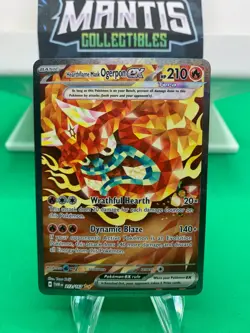 Pokemon TCG NM-Mint Hearthflame Mask Ogerpon ex 212/167 Sv06: TWM - Image 1