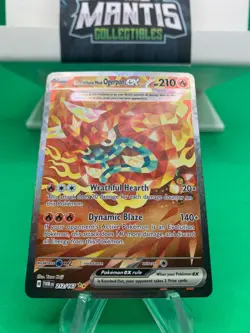 Pokemon TCG NM-Mint Hearthflame Mask Ogerpon ex 212/167 Sv06: TWM - Image 2
