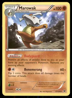 Pokemon TCG Pokemon Marowak Marowak Rare Regular - Image 1