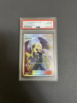 Pokemon Trainer Cynthia TCG SV82/SV94 Hidden Fates Shiny Vault PSA 10 - Image 1