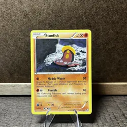 2013 Pokemon Black & White Legendary Treasures Stunfisk 83/113 - Image 1