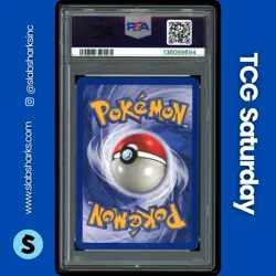 1999 POKEMON FOSSIL #10/62 LAPRAS HOLO RARE PSA 7 - Image 2